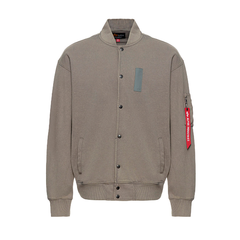 Бомбер Alpha Industries French Terry Ma-1 Jacket Mid Grey (Серый)