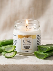 SOVA DE LUXE СВЕЧА DEEP CARE ALOE VERA (алоэ вера), 30мл