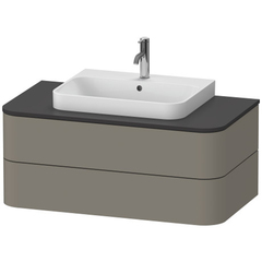 Duravit Happy D.2 Plus Тумба подвесная  408x1000x550мм 2  ящика, цвет: stone grey satin matt HP496109292 фото