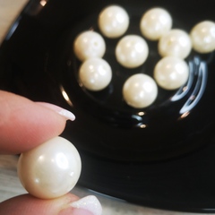 Бусины Жемчуг бежевый 16мм (10шт)