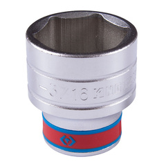 KING TONY (433538S) Головка торцевая стандартная шестигранная 1/2", дюймовая 1-3/16"