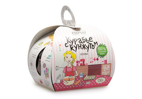 Печенье курабье с кунжутом "Ed!McU", 130г