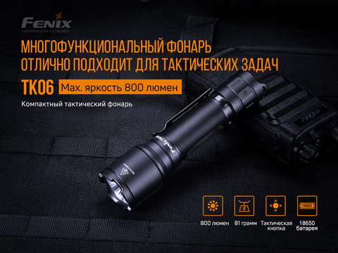 Фонарь Fenix TK06 Cree SST20 L4