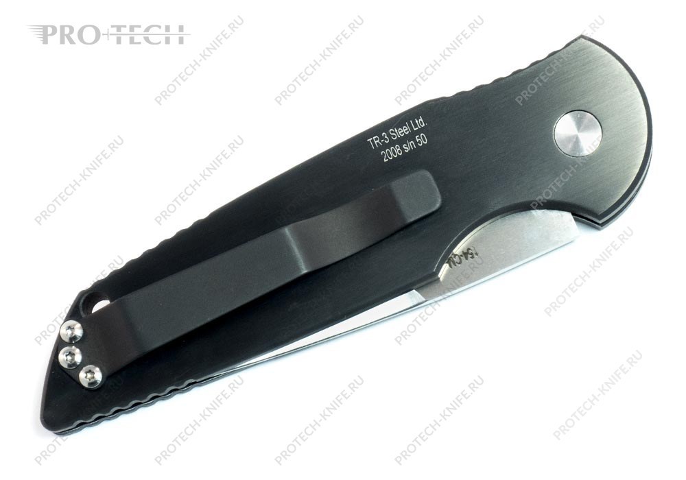 Нож Pro-Tech TR-3 Black limited 50 of 100 - фотография 
