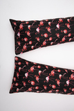 Наволочка на подушку U360 10749 фламинго черно-белый