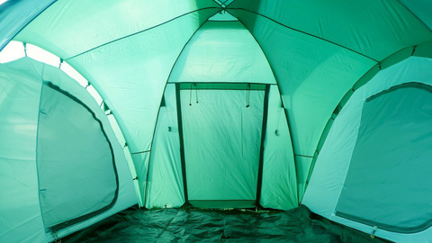 Картинка палатка кемпинговая Talberg Base 6 зелёный - 5