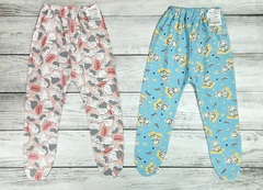 Ползунки д/детей цветные (кулир) р.52,56