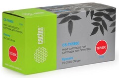 Лазерный картридж Cactus CS-TK560С (TK-560C) голубой для принтеров Kyocera Mita P6030 Ecosys, P6030cdn Ecosys, Mita FS C5300, C5300dn, C5350, C5350dn (10'000 стр.)