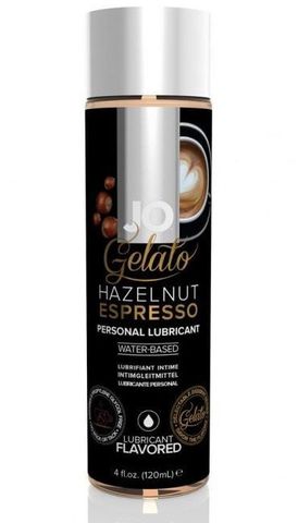 Лубрикант с ароматом орехового эспрессо JO GELATO HAZELNUT ESPRESSO - 120 мл. - System JO JO Gelato Collection JO44021