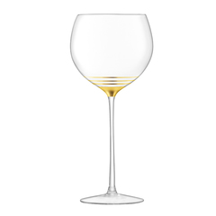Набор из 8 бокалов для вина с золотым декором Deco 525 мл, фото 5