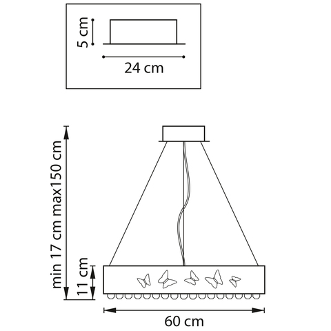 Подвесная светодиодная люстра Lightstar Faraone 701161