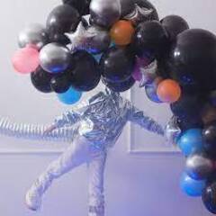 Гирлянда из шаров "Космос" 48 шт. (2023)