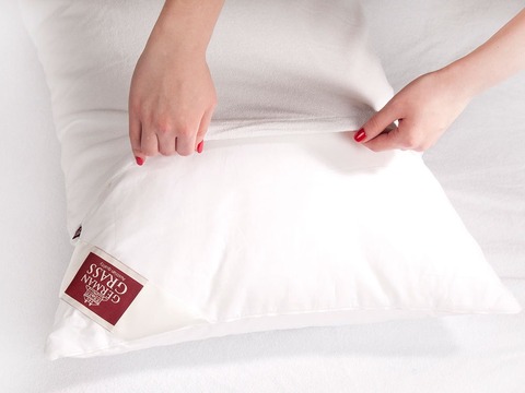 Набор подушки 50x68 Silver Down и защитной наволочки 50х70 Stop от German Grass