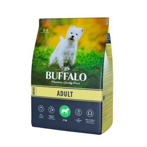 Mr.Buffalo Adult Mini сухой корм для собак мелких пород (ягненок) 2 кг