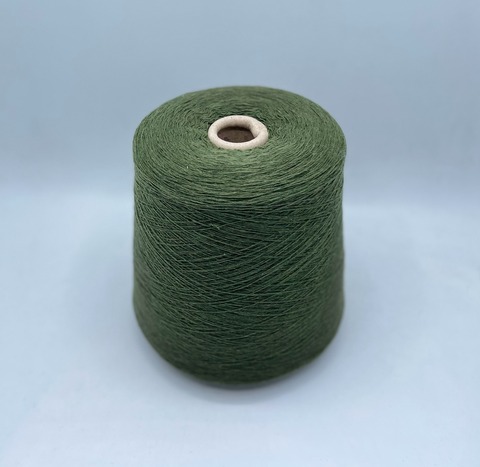 Бобинная пряжа (пр.Италия),1500м/100гр, 80%шерсть, 20%полиамид, цвет- Лиственница , арт.31592
