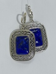 Скания (серьги из серебра)