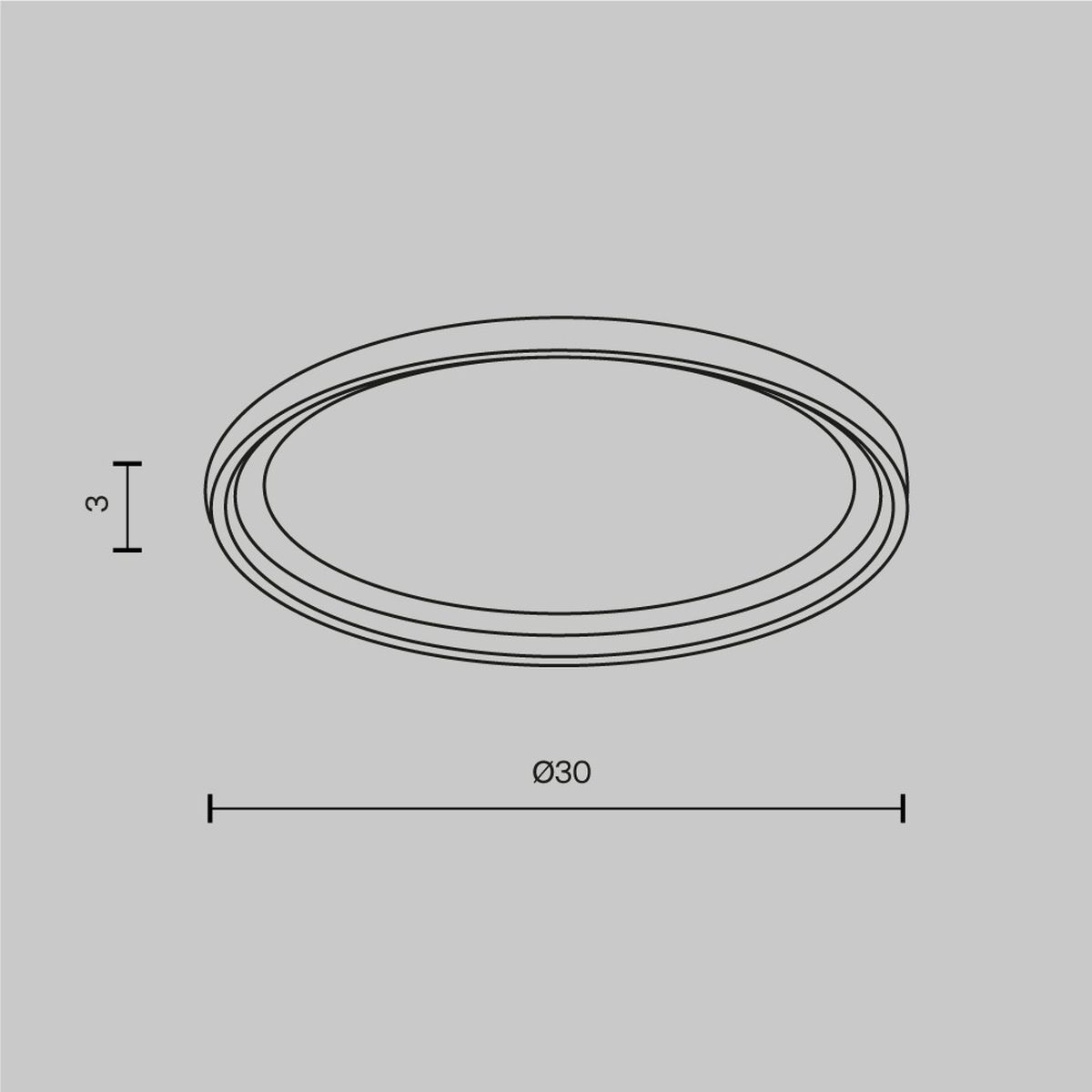 Фиксирующее кольцо для встраиваемого светильника Maytoni Downlight DLA110-B