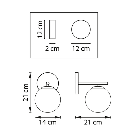 Настенный светильник Lightstar Croco 815513