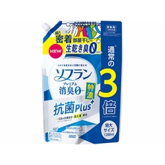 Кондиционер для белья Lion Япония Soflan Premium Deodorizer Zero, жасмин и акватика, 1,2 л
