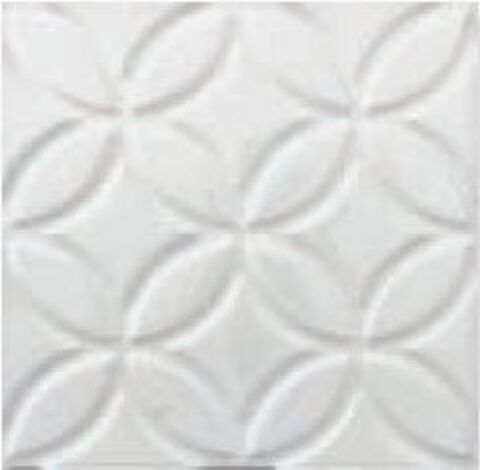 Adex Neri Relieve Botanical Blanco Z 15x15