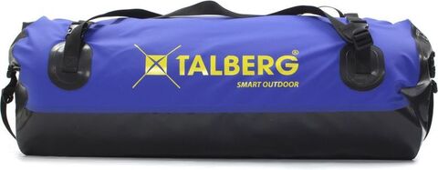Картинка гермосумка Talberg Travel Dry Bag 80 черный/василёк - 2