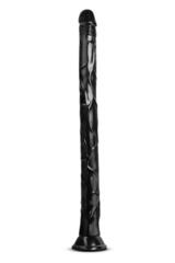 Черный фаллоимитатор-гигант Black Mamba 19Inch Long Dildo - 48,5 см. - 
