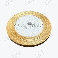 Лента атласная 6 мм 25 ярд (бежевый) №105
