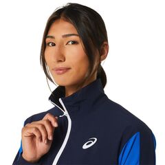 Женская теннисная куртка Asics Match Jacket - midnight/tuna blue