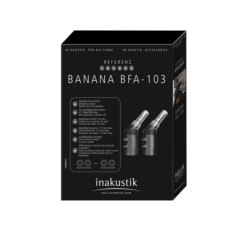 Inakustik Referenz Banana BFA-103-45, 1 pc, 007891801