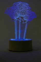 Светильники 3D Розы 3 шт