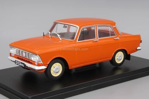 Moskvich-412 dark orange 1:24 Legendary Soviet cars Hachette #21