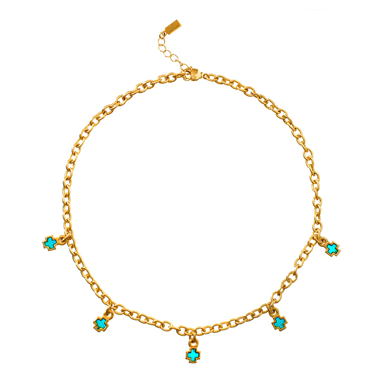 Цепочка Deva Blue Glass Necklace 13000₽