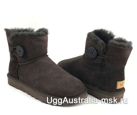 UGG Bailey Button II Mini Chocolate