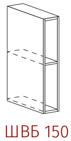 Шкаф верхний открытый