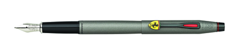 Ручка перьевая Cross Classic Century, Ferrari Gray Satin Lacquer, F (FR0086-128FS)