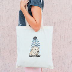 Тканевая сумка "Алабай в понедельник"