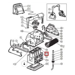 Блок мотора пылесоса Hayward QC RCX43000