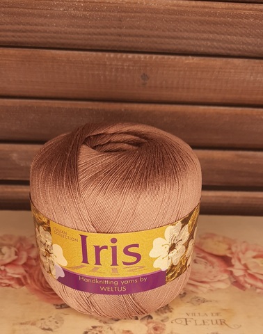 Пряжа Итальянский "Iris" - (162 -молочный шоколад)