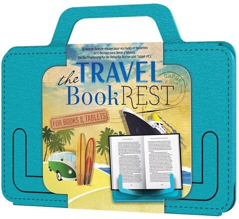 The travel book rest blue