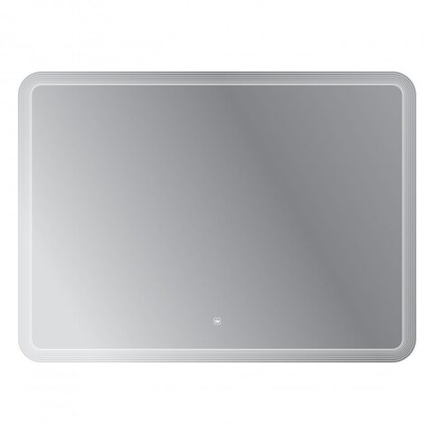 Cezares CZR-SPC-DUET-900-800-LED-TCH Зеркало с лазерной гравировкой, контурной подсветкой и сенсорным выключателем 120x80x3