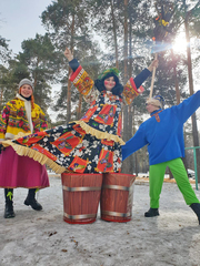Забег в ведрах