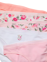 STRETCH COTTON ЛОГО БИКИНИ