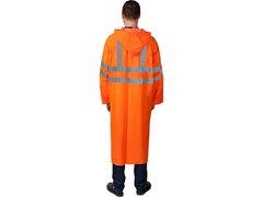 ЗУБР р.56-58, на молнии, нейлон, сигнальный цвет, плащ-дождевик, Профессионал (11617-56)
