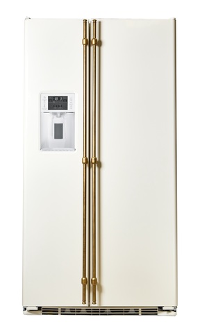 Холодильник IO MABE side by side бежевый ORE24CGFF BI