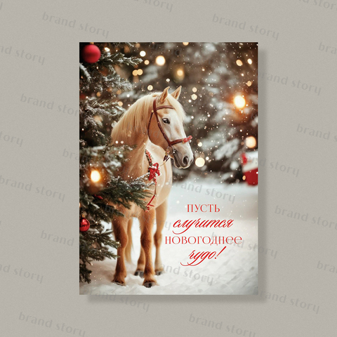 Открытка НГ247 (10 шт.) 7 х 10 см