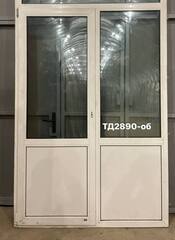 Дверь Пластиковая Б/У 213(в) х 145(ш) (Балконный блок)