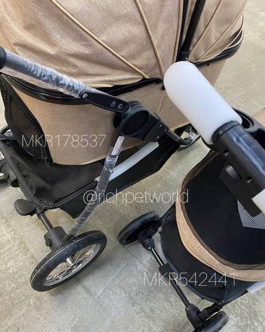 MKR542441 Коляска прогулочная для собак и кошек MINI (макс. нагрузка 15 кг) бежевая