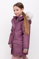куртка  для девочки  ВК 38100/н/1 ГР