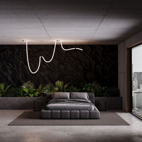 Накладные крепления для круглого гибкого неона Elektrostandard Full light FL 28161 черный