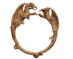 Силиконовый молд Рама Драконы + элемент дракон в подарок